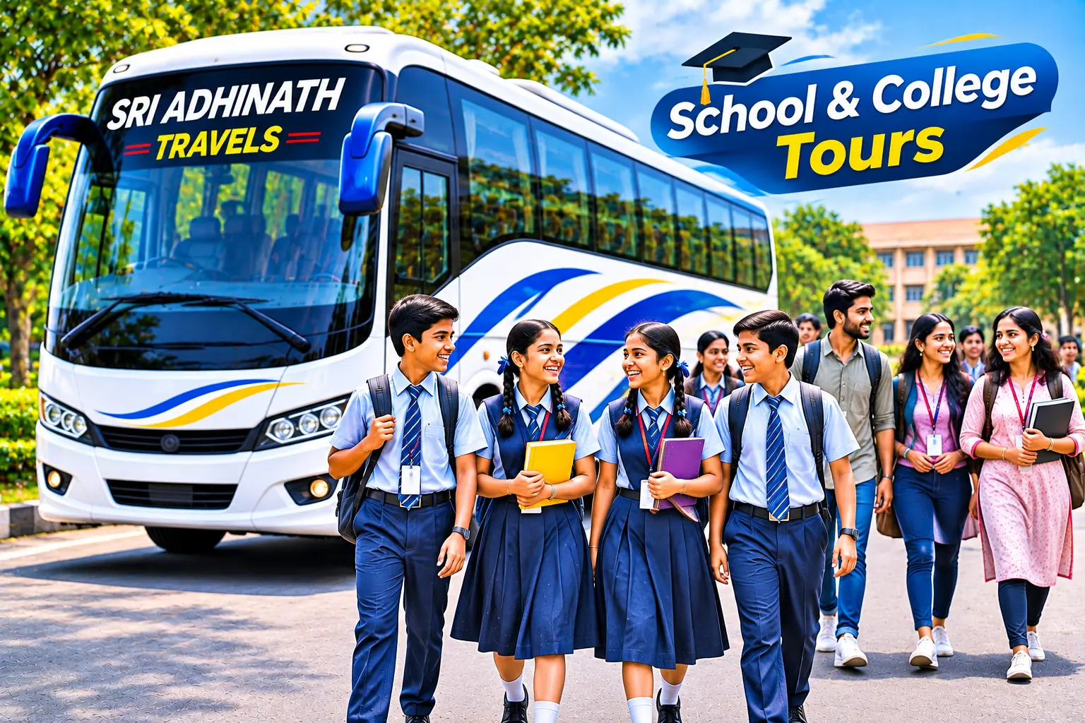 School and College Tour Bus Chennai
