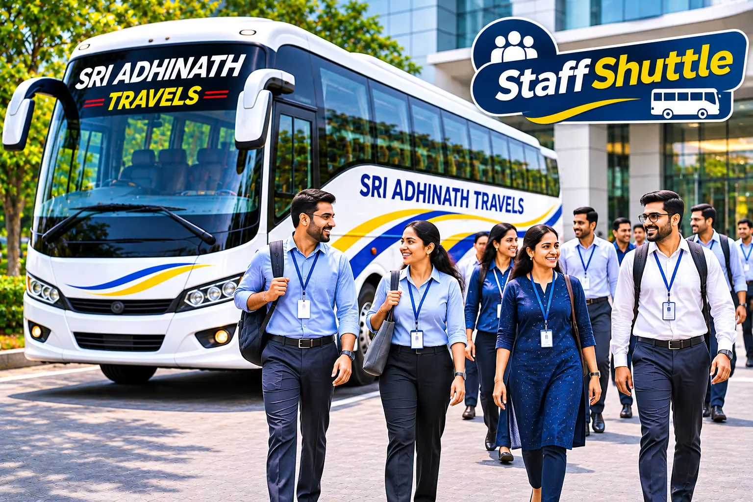 Staff Shuttle Bus Service Chennai